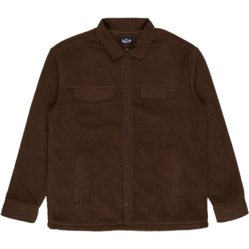 2026 Billabong Mens Fairbanks Overshirt EBYPF03005 - Dark Cedar